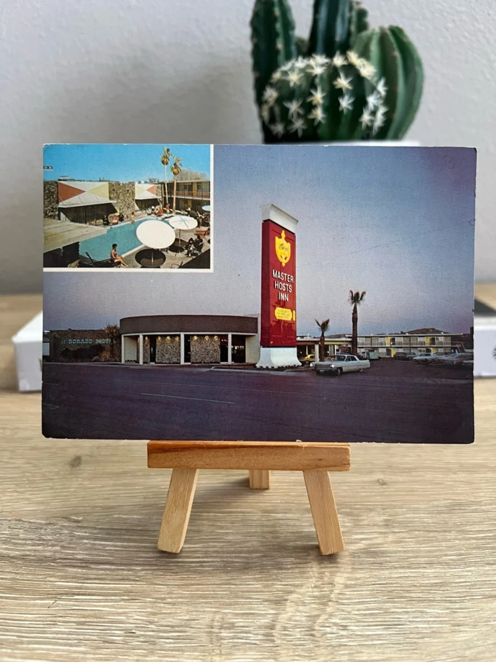 Vintage El Dorado Master Hosts Inn Nogales AZ Motel Roadside Postcard Petley
